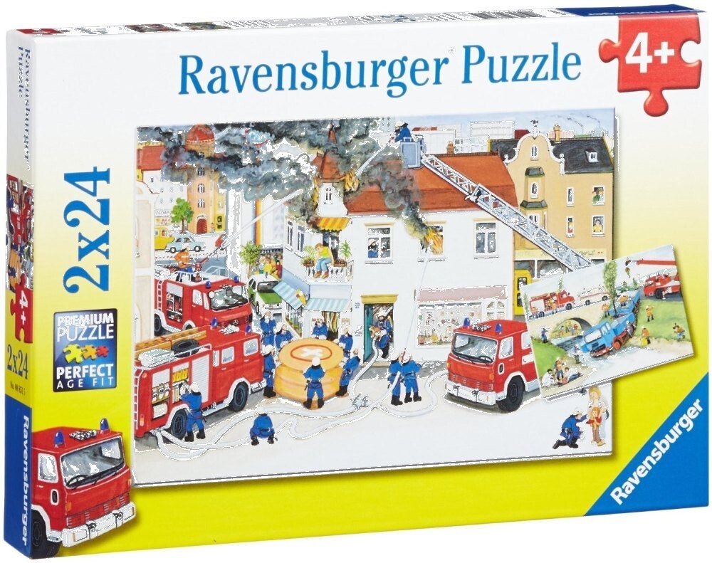 Пазл Ravensburger, Пожарная команда, 2х24 шт.
Пазл Ravensburger, Пожарная команда, 2х24 шт.