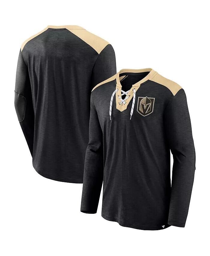 Мужская черная, золотая футболка Vegas Golden Knights Special Edition 2.0 с длинным рукавом и шнуровкой Fanatics
Мужская черная, золотая футболка Vegas Golden Knights Special Edition 2.0 с длинным рукавом и шнуровкой Fanatics