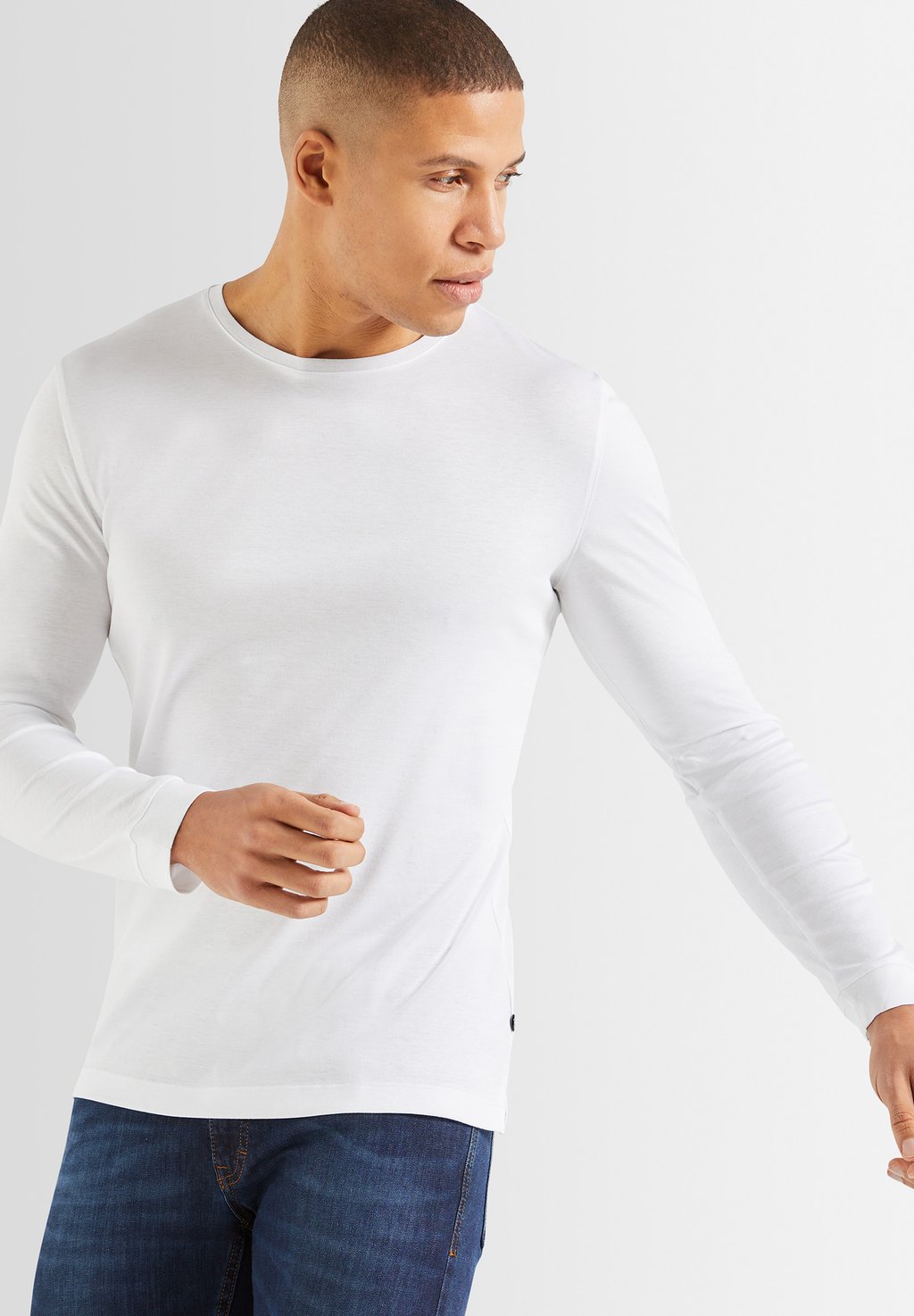 Лонгслив van Laack, белый 
Лонгслив van Laack, белый