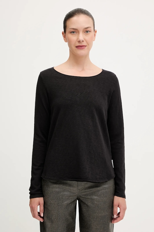 Хлопковый лонгслив Marc O'Polo, черный
Хлопковый лонгслив Marc O'Polo, черный