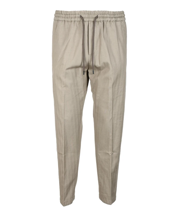 Льняные брюки с эластичным поясом Dondup, серый
Льняные брюки с эластичным поясом Dondup, серый