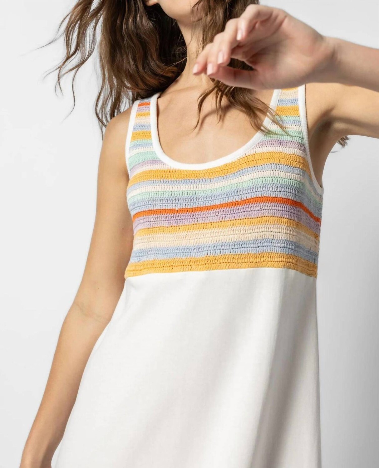 Белое мульти-платье макси со вставками крючком Lilla P
Белое мульти-платье макси со вставками крючком Lilla P