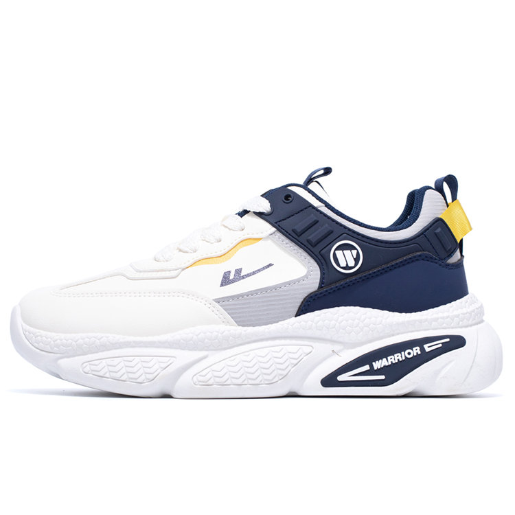 WARRIOR Мужские повседневные кроссовки low top с амортизацией, противоскользящей и износостойкой подошвой, цвет beige и dark blue
WARRIOR Мужские повседневные кроссовки low top с амортизацией, противоскользящей и износостойкой подошвой, цвет beige и dark blue
