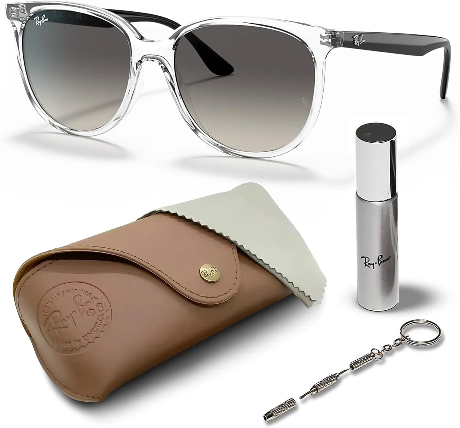 Солнцезащитные очки Ray-Ban RB4378 квадратной формы для мужчин и женщин в официальном комплекте RAYBAN Eyewear Kit, Polished Transparent Frame | Grey Gradient Lens
Солнцезащитные очки Ray-Ban RB4378 квадратной формы для мужчин и женщин в официальном комплекте RAYBAN Eyewear Kit, Polished Transparent Frame | Grey Gradient Lens