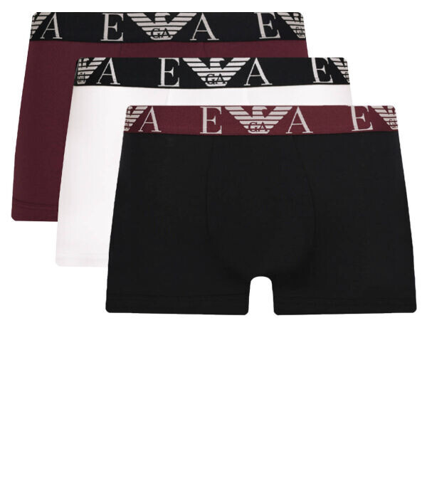Боксеры Emporio Armani с логотипом 3 шт, бургундия/черный/белый
Боксеры Emporio Armani с логотипом 3 шт, бургундия/черный/белый
