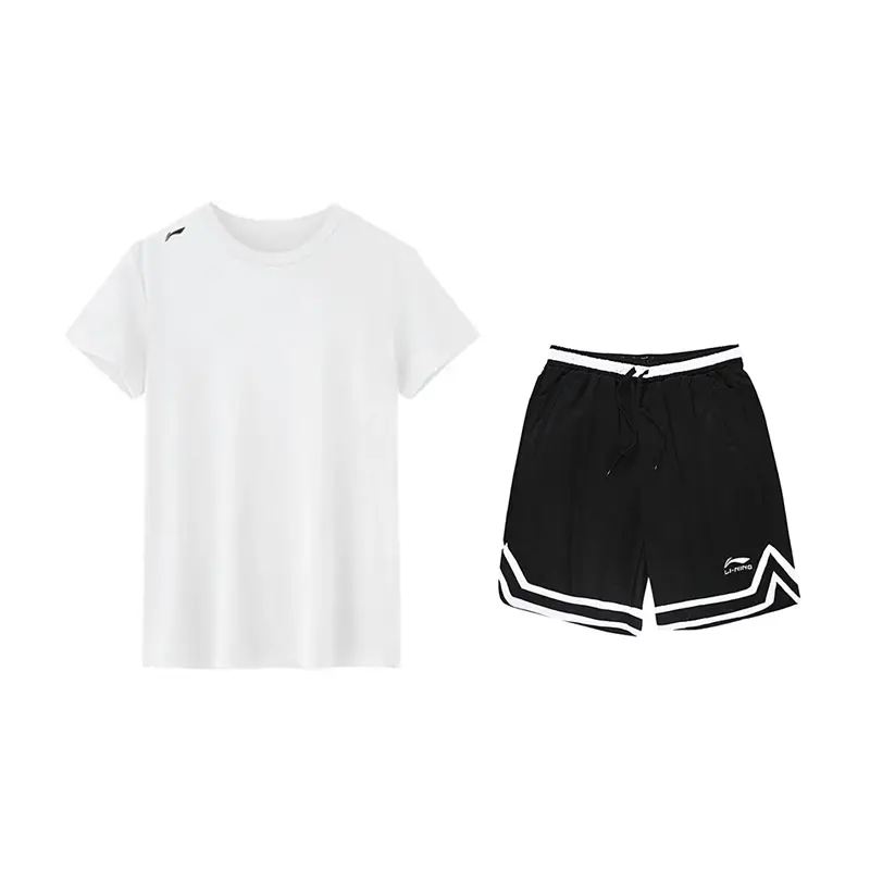 LiNing Повседневная спортивная одежда унисекс, clothing sets (белый top+черный pants)
LiNing Повседневная спортивная одежда унисекс, clothing sets (белый top+черный pants)