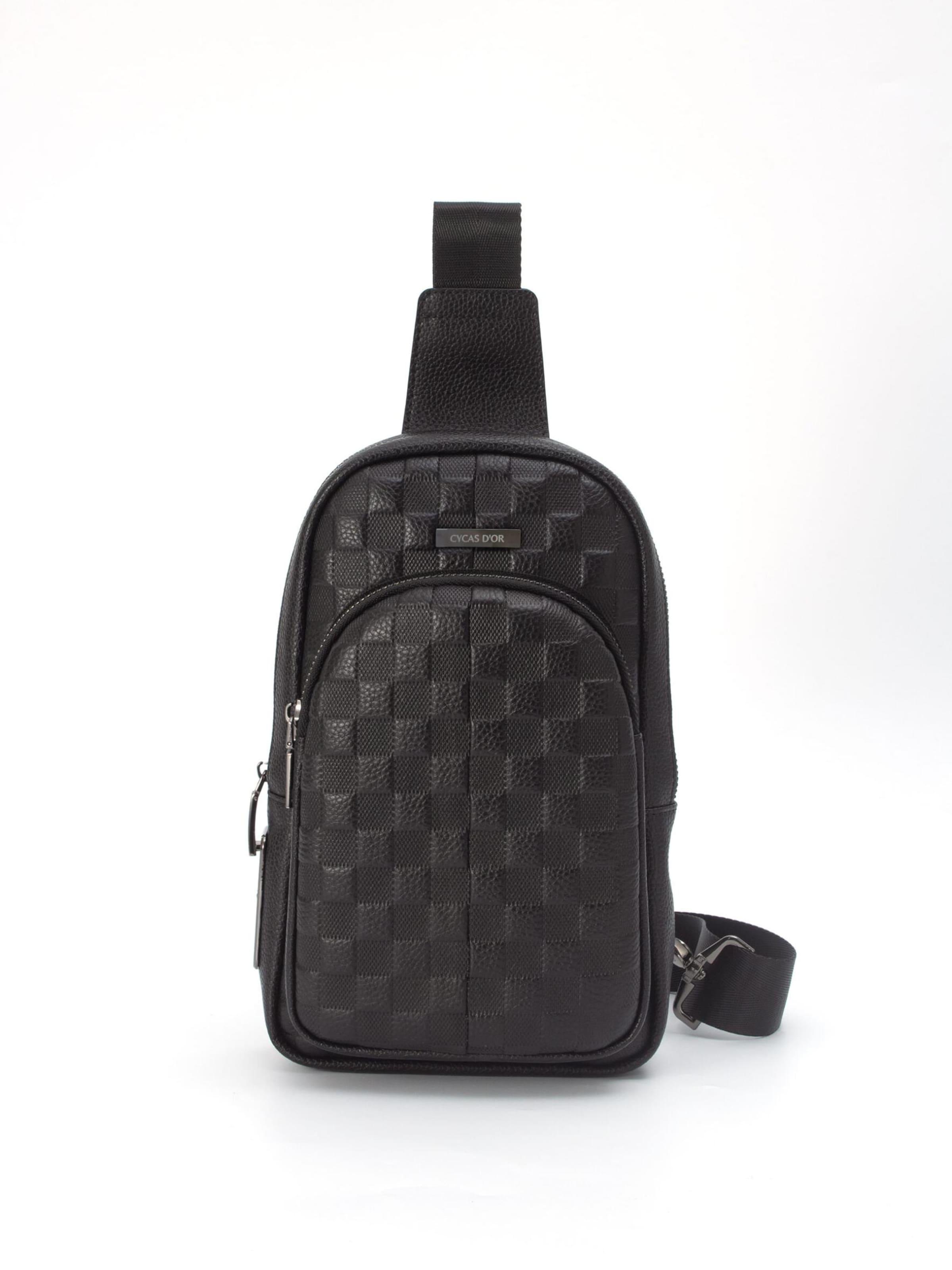 CYCAS D'OR Сумка через плечо 'AMBRÉNOIR FINGERPRINT RECOGNITION' в черном цвете
CYCAS D'OR Сумка через плечо 'AMBRÉNOIR FINGERPRINT RECOGNITION' в черном цвете