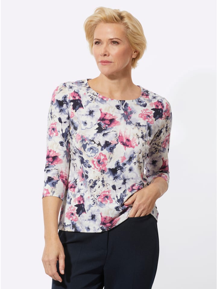 Рубашка с круглым вырезом с принтом цвета сизой сизой шерсти WITT WEIDEN
Рубашка с круглым вырезом с принтом цвета сизой сизой шерсти WITT WEIDEN