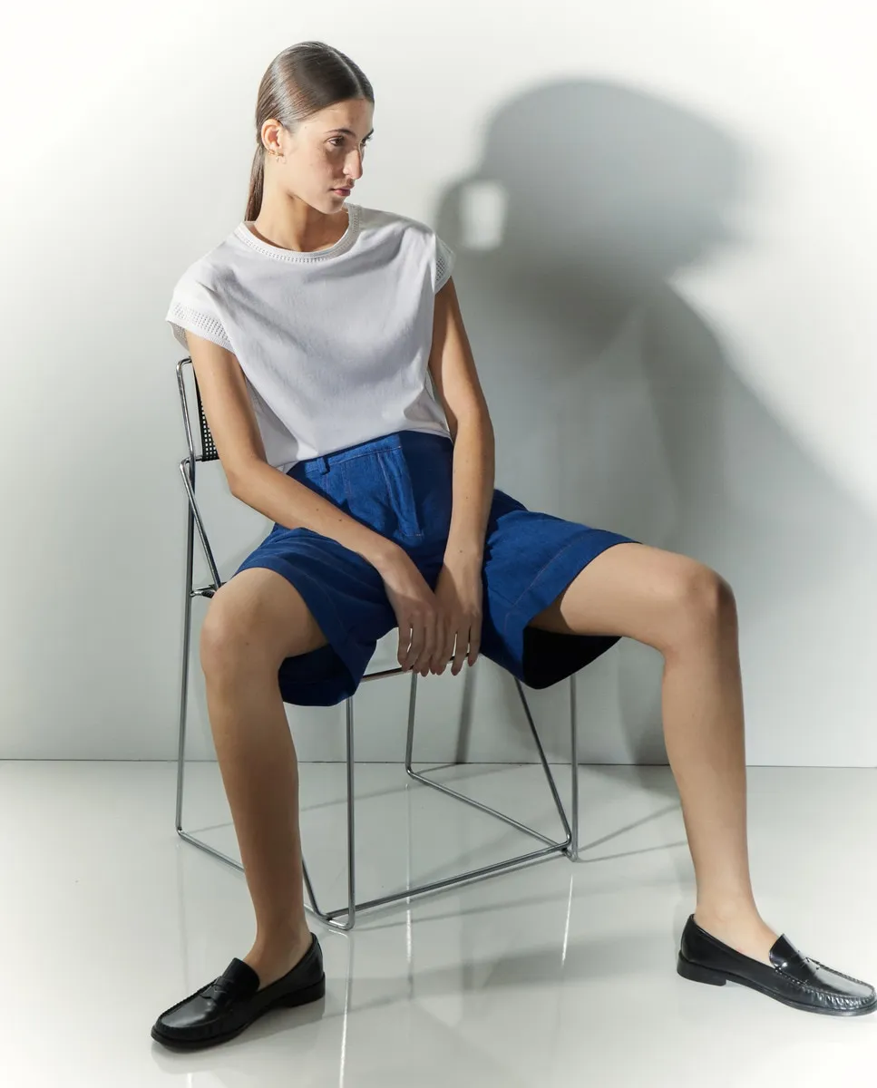 Женская футболка с коротким рукавом и круглым вырезом Tintoretto, кремово-белый
Женская футболка с коротким рукавом и круглым вырезом Tintoretto, кремово-белый