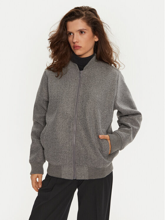 Бомбер стандартного кроя Brave Soul, серый
Бомбер стандартного кроя Brave Soul, серый