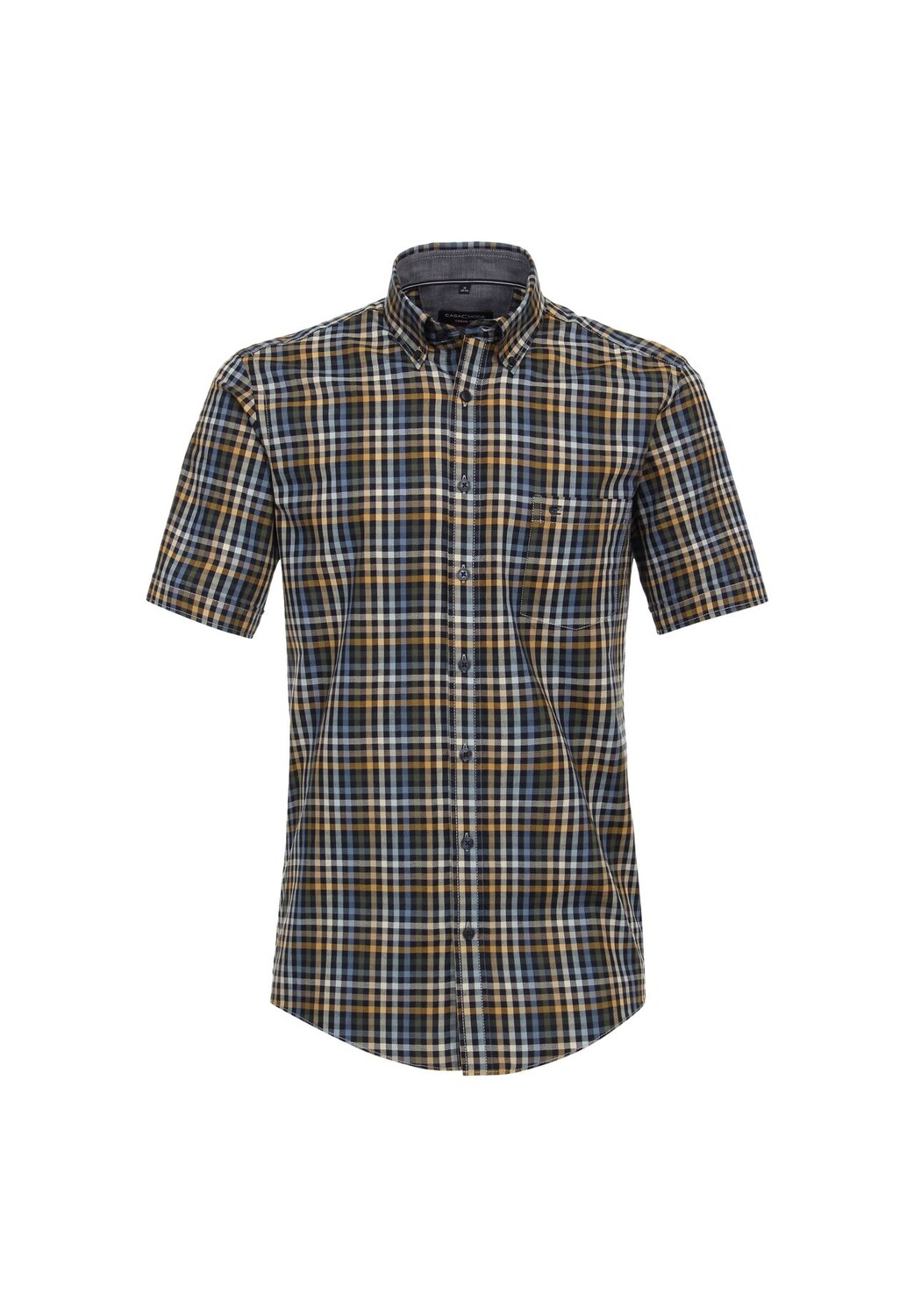 Мужская повседневная рубашка в клетку с короткими рукавами, повседневного кроя CASAMODA, цвет Hellbraun
Мужская повседневная рубашка в клетку с короткими рукавами, повседневного кроя CASAMODA, цвет Hellbraun