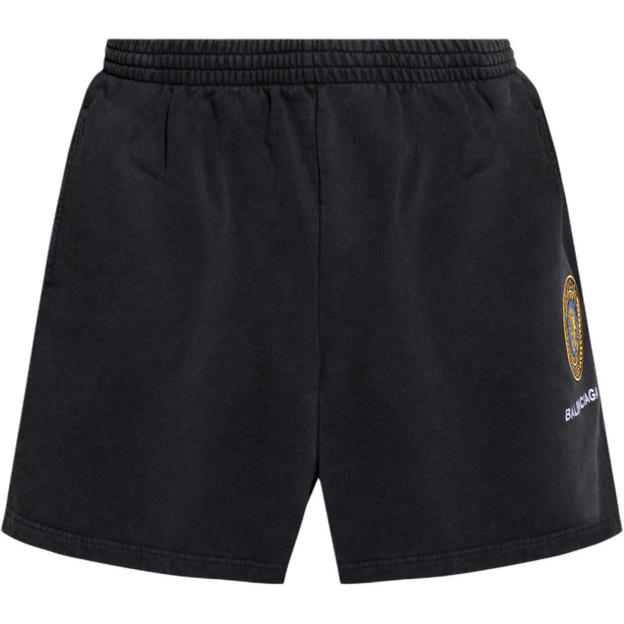 Шорты с эластичной талией и логотипом Balenciaga, черный
Шорты с эластичной талией и логотипом Balenciaga, черный