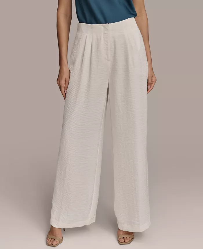 Женские брюки с фактурой и широкими штанинами Donna Karan New York, коричневый/бежевый
Женские брюки с фактурой и широкими штанинами Donna Karan New York, коричневый/бежевый