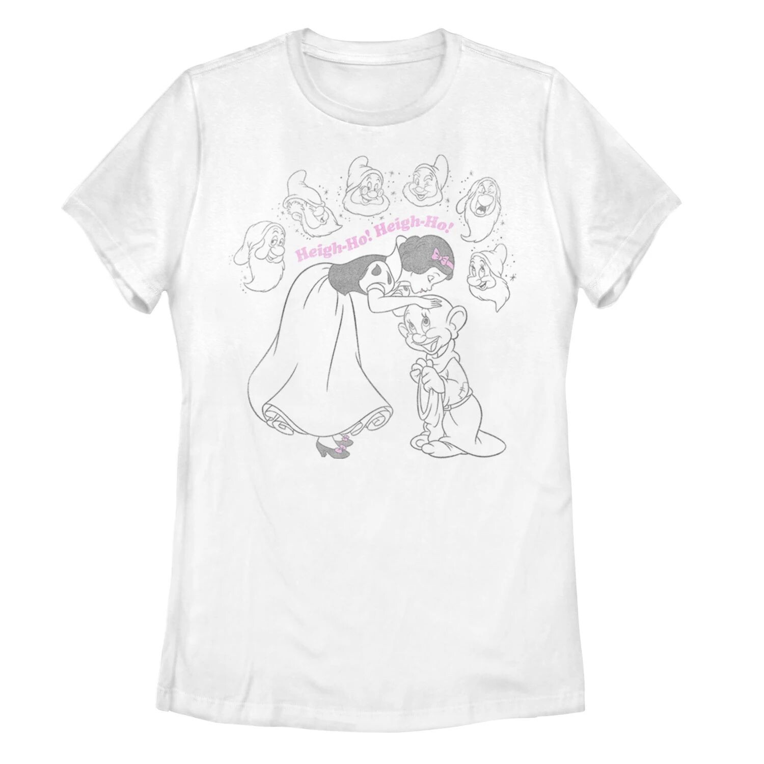 Детская футболка Heigh-Ho Line с рисунком «Белоснежка и семь гномов» от Disney Licensed Character
Детская футболка Heigh-Ho Line с рисунком «Белоснежка и семь гномов» от Disney Licensed Character