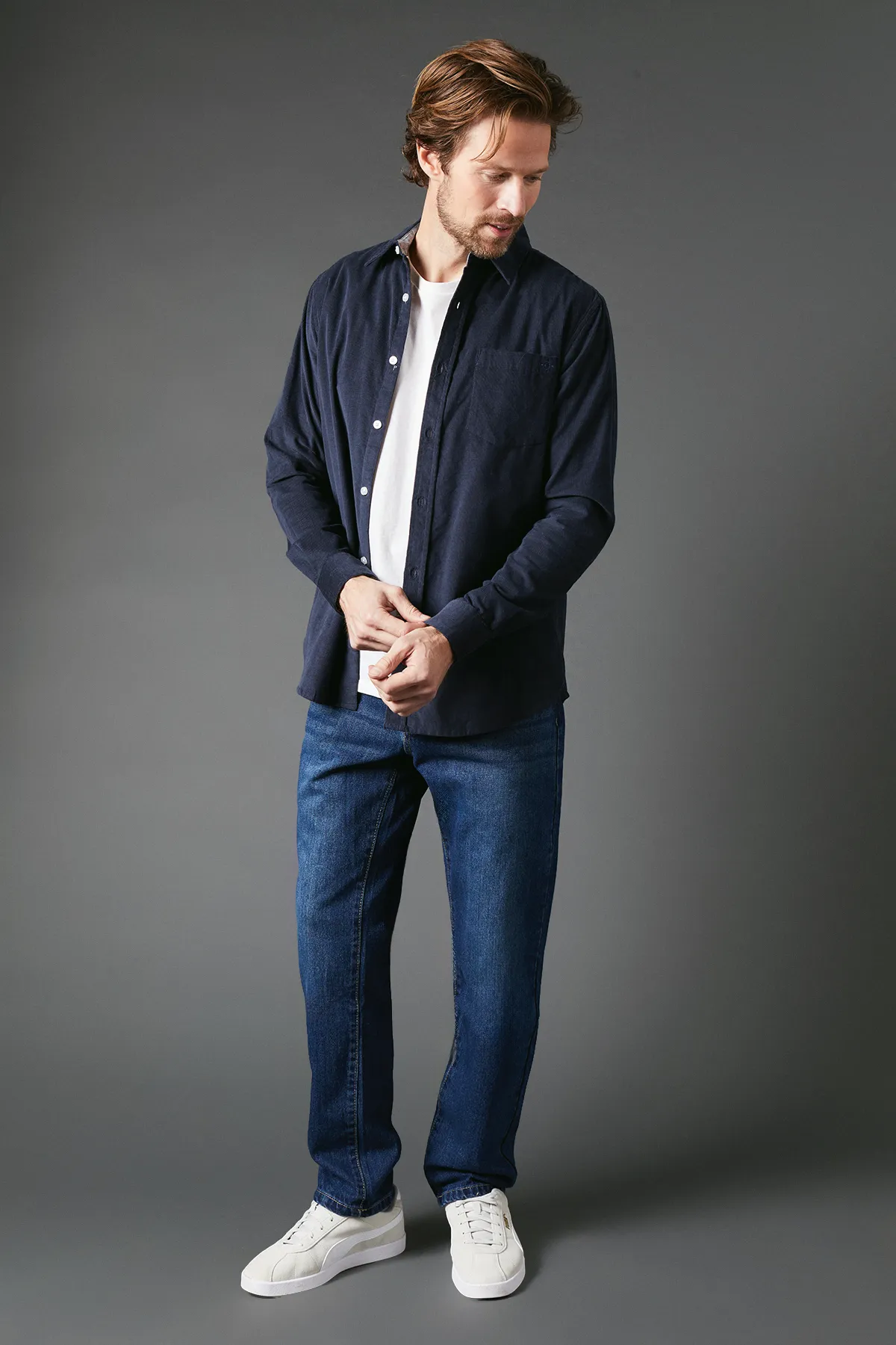 Темные джинсы прямого кроя Debenhams, синий 
Темные джинсы прямого кроя Debenhams, синий