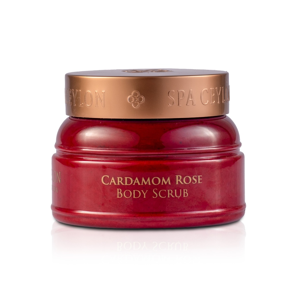 Кремовый скраб для тела с эфирными маслами розы cardamom rose body scrub Spa Ceylon Ayurveda Wellness, вес 225 гр.
Кремовый скраб для тела с эфирными маслами розы cardamom rose body scrub Spa Ceylon Ayurveda Wellness, вес 225 гр.