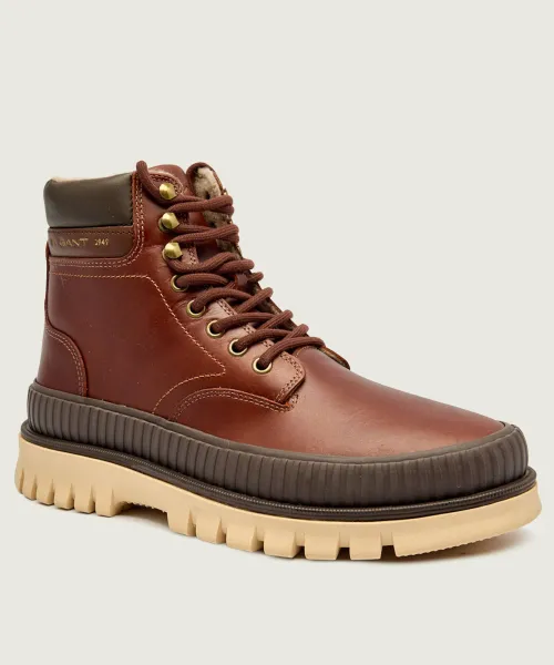 Высокие кожаные туфли Небрада Gant, коричневый
Высокие кожаные туфли Небрада Gant, коричневый