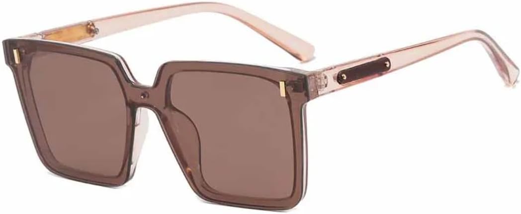 Солнцезащитные очки с защитой от УФ-излучения UV400 | Увеличенная оправа с заклепками | Линзы конфетных цветов для занятий спортом на открытом воздухе и вождения DSVIGF, Tea Brown
Солнцезащитные очки с защитой от УФ-излучения UV400 | Увеличенная оправа с заклепками | Линзы конфетных цветов для занятий спортом на открытом воздухе и вождения DSVIGF, Tea Brown