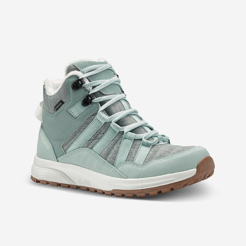 Зимняя обувь женская среднего роста теплая непромокаемая для зимних походов - SH500 QUECHUA, цвет gruen
Зимняя обувь женская среднего роста теплая непромокаемая для зимних походов - SH500 QUECHUA, цвет gruen