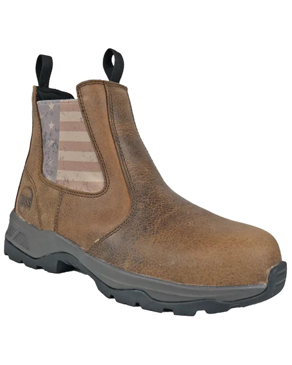 Мужские ботинки Hoss Old Glory с эффектом винтажной потертости для пожарных и безопасности, коричневые.5 широкой стойки
Мужские ботинки Hoss Old Glory с эффектом винтажной потертости для пожарных и безопасности, коричневые.5 широкой стойки