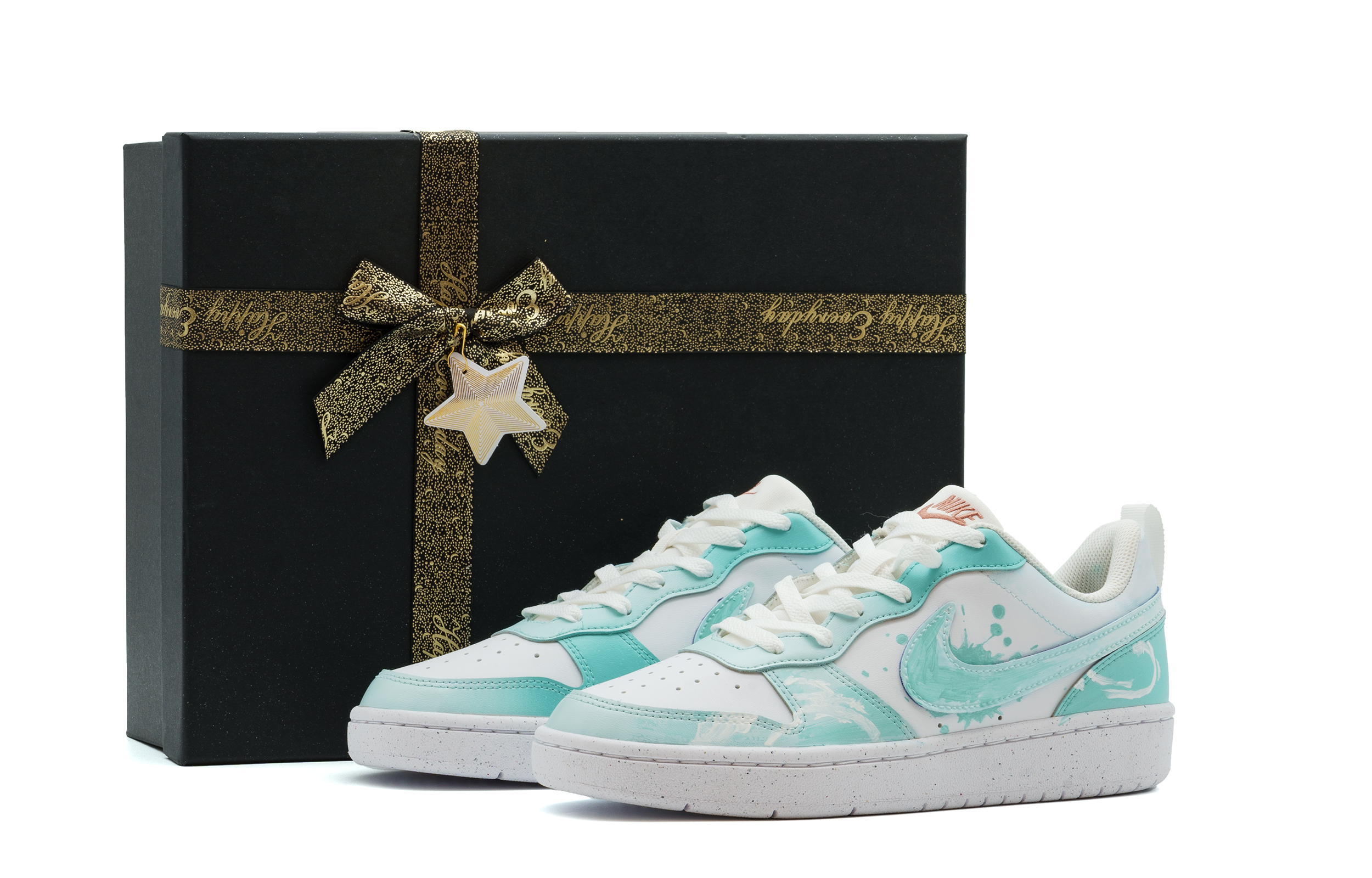 Nike Детские кроссовки для скейтбординга Court Borough LOW RECRAFT с нескользящей подошвой, износостойкие, мятно-зеленые, для подростков
Nike Детские кроссовки для скейтбординга Court Borough LOW RECRAFT с нескользящей подошвой, износостойкие, мятно-зеленые, для подростков