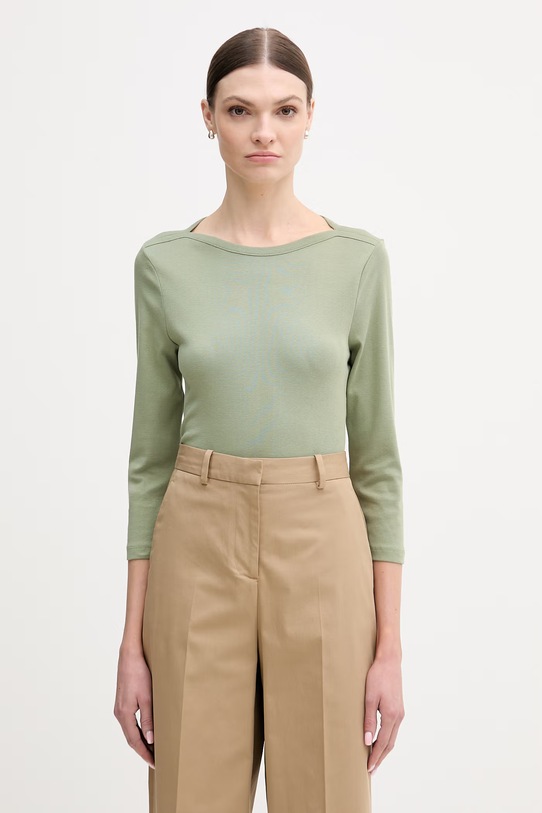 Хлопковый лонгслив United Colors of Benetton, зеленый
Хлопковый лонгслив United Colors of Benetton, зеленый