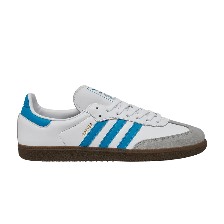 Кроссовки adidas Samba OG 'White Shock Cyan Gum', белый
Кроссовки adidas Samba OG 'White Shock Cyan Gum', белый