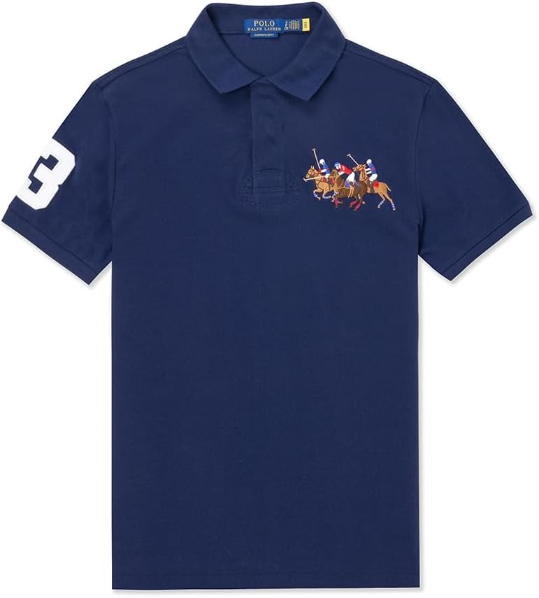 POLO RALPH LAUREN Мужская поло Custom Slim Fit Mesh Triple Pony, Newport Navy
POLO RALPH LAUREN Мужская поло Custom Slim Fit Mesh Triple Pony, Newport Navy