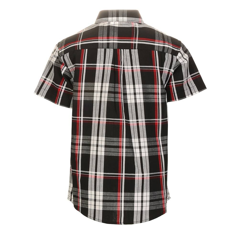 Повседневная рубашка в клетку для мальчиков Gioberti с короткими рукавами и пуговицами, цвет Black Red
Повседневная рубашка в клетку для мальчиков Gioberti с короткими рукавами и пуговицами, цвет Black Red