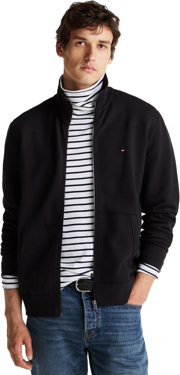 Мужская флисовая толстовка Tommy Hilfiger средней плотности на молнии, Black
Мужская флисовая толстовка Tommy Hilfiger средней плотности на молнии, Black