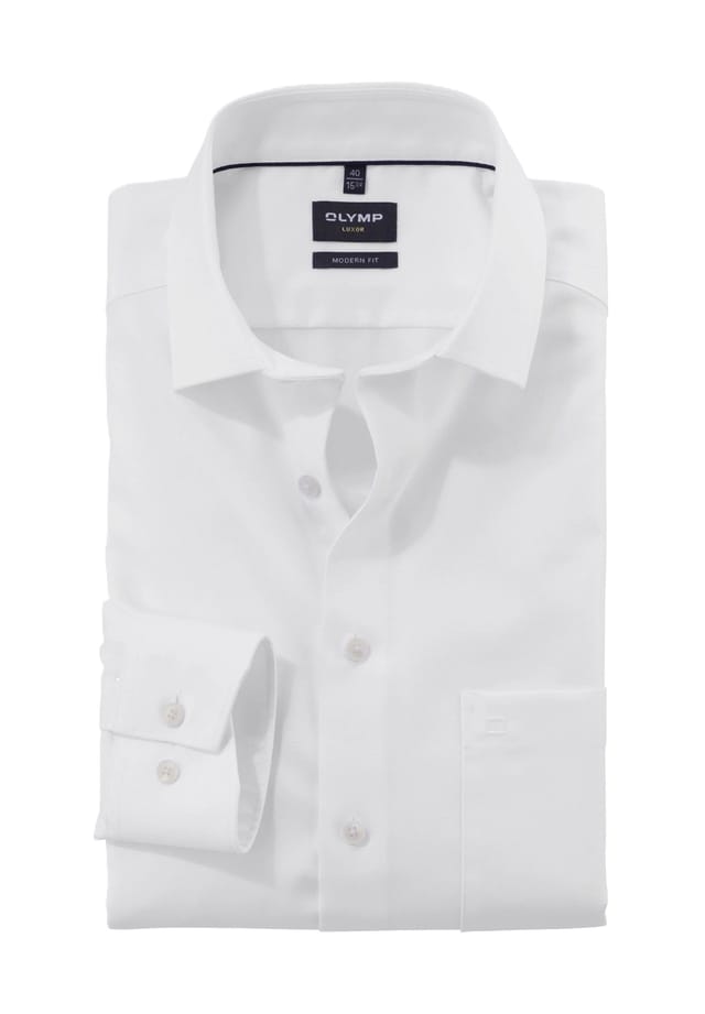 Рубашка деловая "Люксор" современный крой длинный рукав воротник Кент Olymp, белый
Рубашка деловая "Люксор" современный крой длинный рукав воротник Кент Olymp, белый