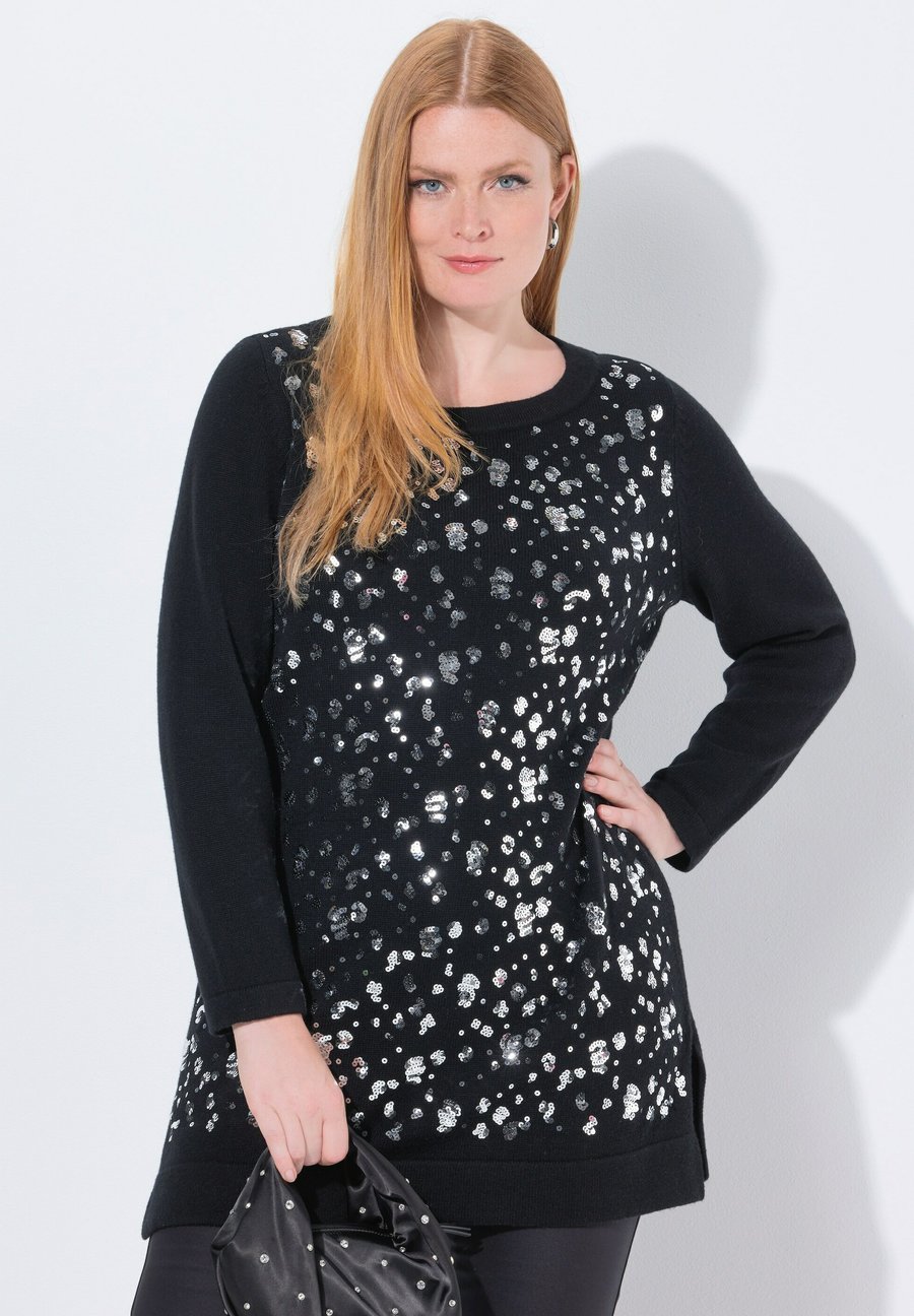 Джемпер Ulla Popken PAILLETTEN RUNDHALS, Black
Джемпер Ulla Popken PAILLETTEN RUNDHALS, Black