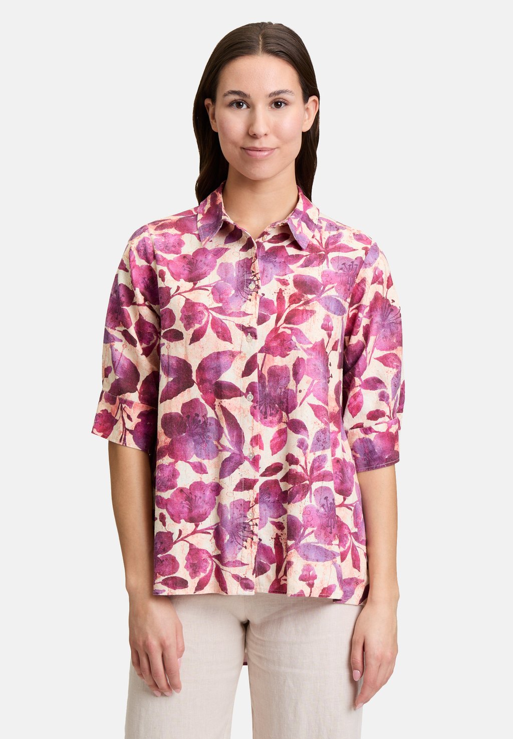 Блузка на пуговицах MIT KRAGEN Cartoon, розовый
Блузка на пуговицах MIT KRAGEN Cartoon, розовый