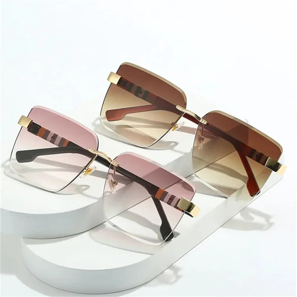 Винтажные солнцезащитные очки для женщин, без оправы, ретро-очки для активного отдыха и путешествий, мужские очки с защитой от УФ-излучения UV400 HDUBFY, C2
Винтажные солнцезащитные очки для женщин, без оправы, ретро-очки для активного отдыха и путешествий, мужские очки с защитой от УФ-излучения UV400 HDUBFY, C2