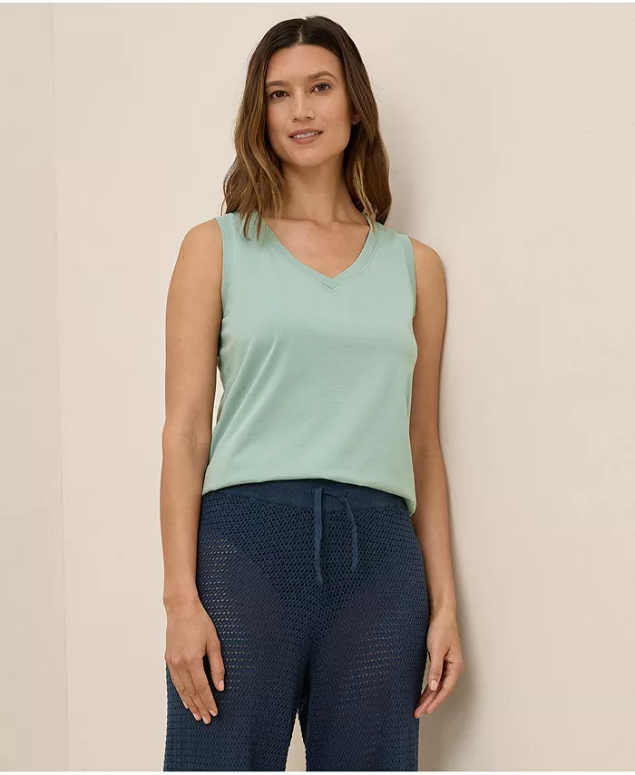 Женский майка с V-образным вырезом из мягкого органического хлопка Softspun Pact, синий
Женский майка с V-образным вырезом из мягкого органического хлопка Softspun Pact, синий