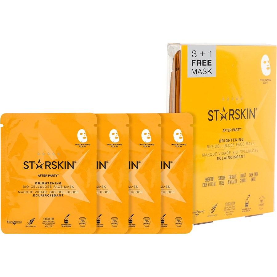 Маска для лица StarSkin Brightening Face Mask Bio-Cellulose, 4 x 40 g
Маска для лица StarSkin Brightening Face Mask Bio-Cellulose, 4 x 40 g