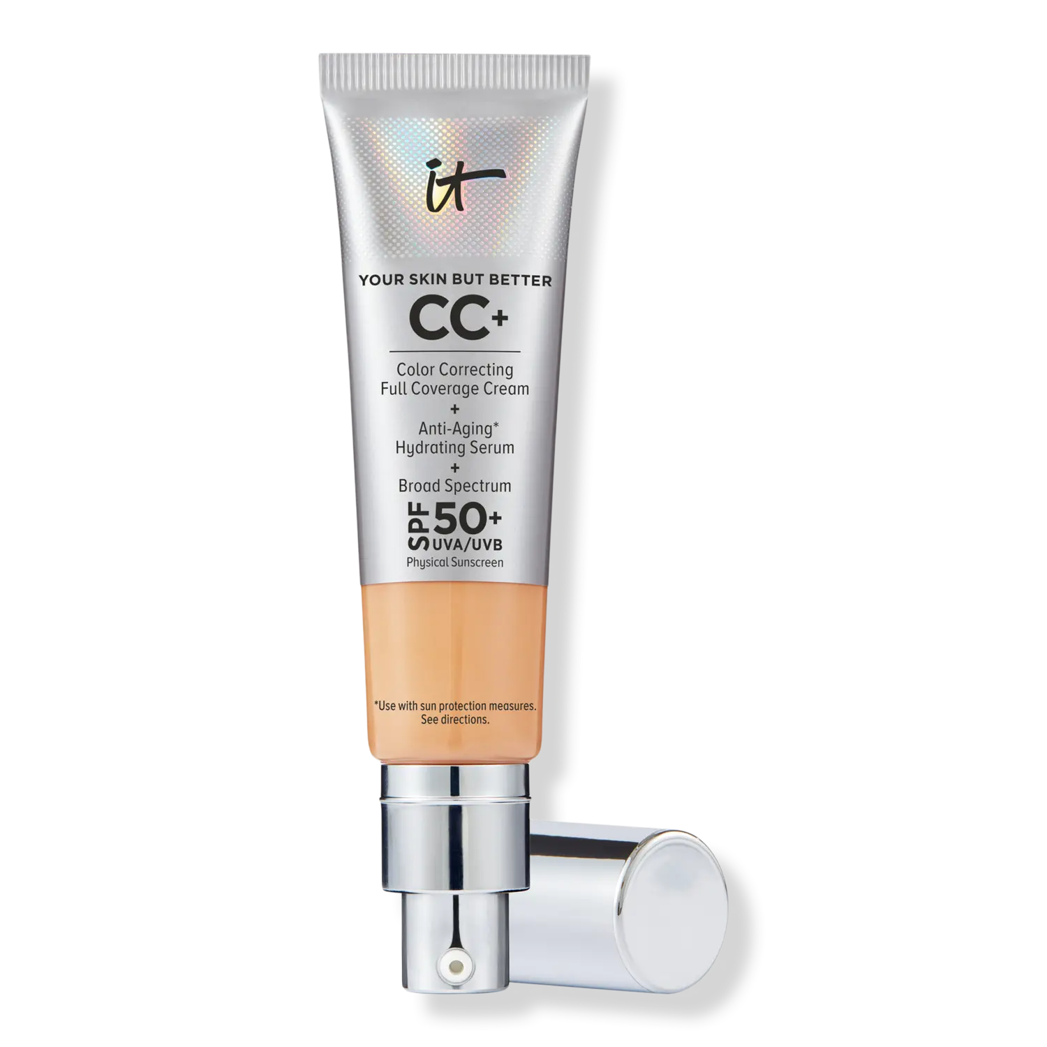 CC+ крем с SPF 50+ IT Cosmetics, Medium Tan (medium with olive undertones)
CC+ крем с SPF 50+ IT Cosmetics, Medium Tan (medium with olive undertones)