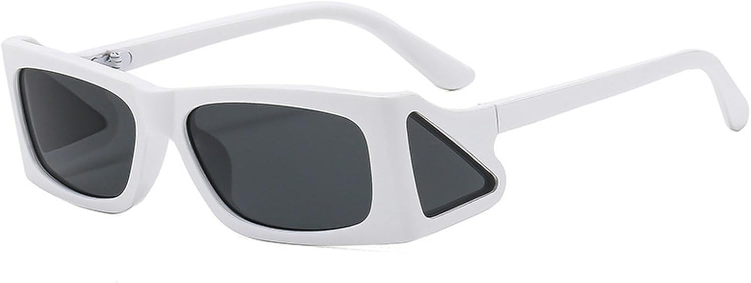 Маленькие модные прямоугольные солнцезащитные очки для женщин и мужчин, узкие квадратные солнцезащитные очки в стиле 90-х и Y2K, черные и коричневые оттенки mincl, White Black
Маленькие модные прямоугольные солнцезащитные очки для женщин и мужчин, узкие квадратные солнцезащитные очки в стиле 90-х и Y2K, черные и коричневые оттенки mincl, White Black