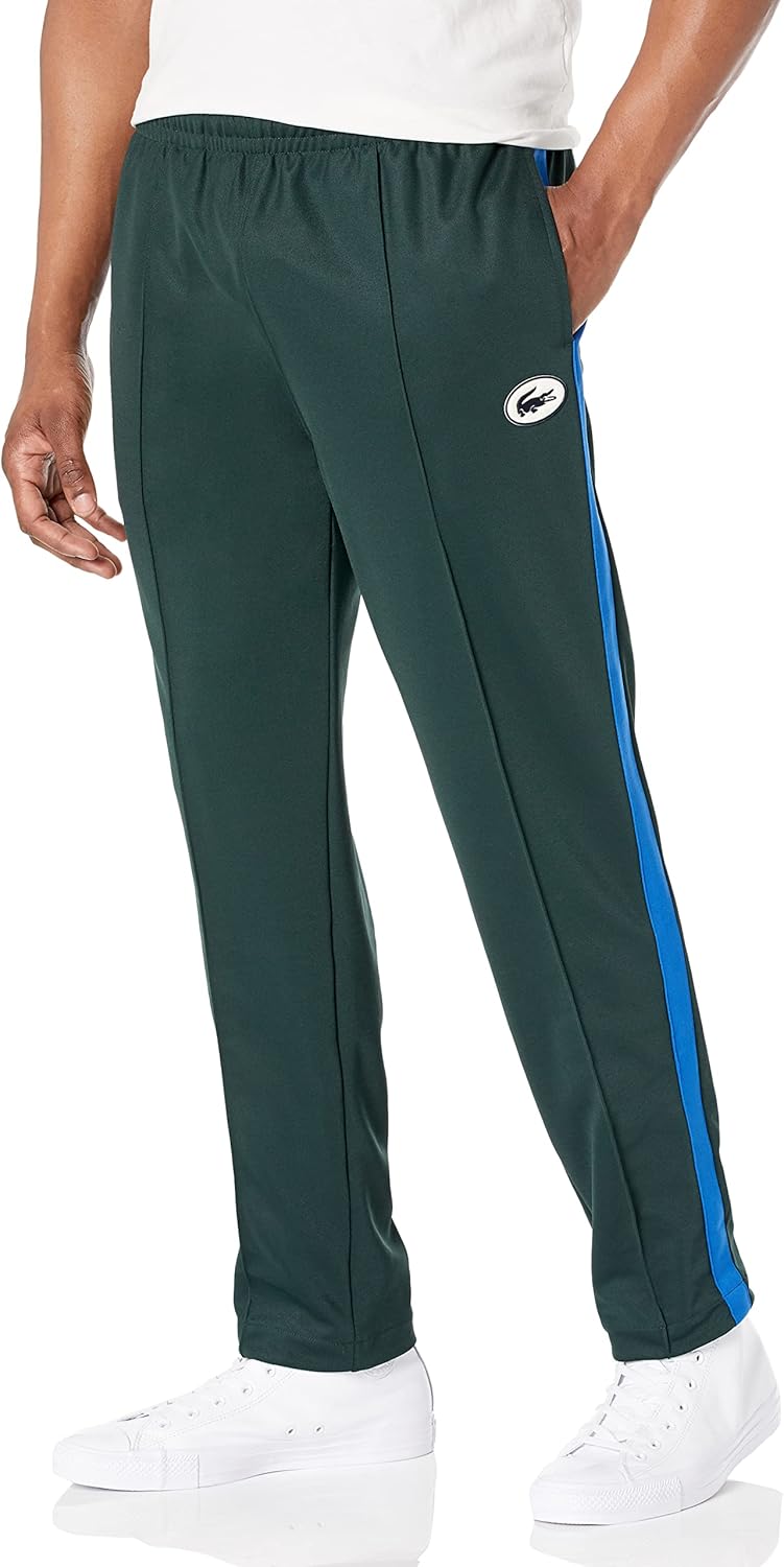 Мужские полуприталенные спортивные брюки Lacoste с отделкой из тесьмы на штанинах, Sinople
Мужские полуприталенные спортивные брюки Lacoste с отделкой из тесьмы на штанинах, Sinople