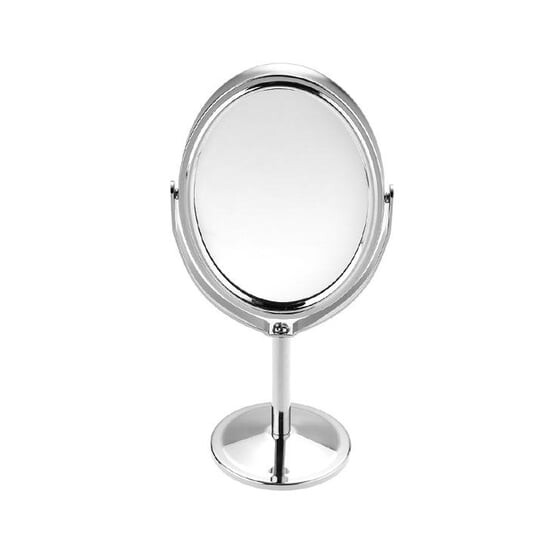 Овальное косметическое зеркало для макияжа Deni Carte, серебро
Овальное косметическое зеркало для макияжа Deni Carte, серебро