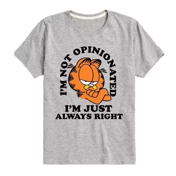 Футболка с принтом «Гарфилд всегда прав» для мальчиков 8-20 лет Licensed Character, серый
Футболка с принтом «Гарфилд всегда прав» для мальчиков 8-20 лет Licensed Character, серый