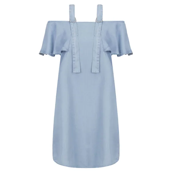 Джинсовое платье из шерсти Guess, синий
Джинсовое платье из шерсти Guess, синий