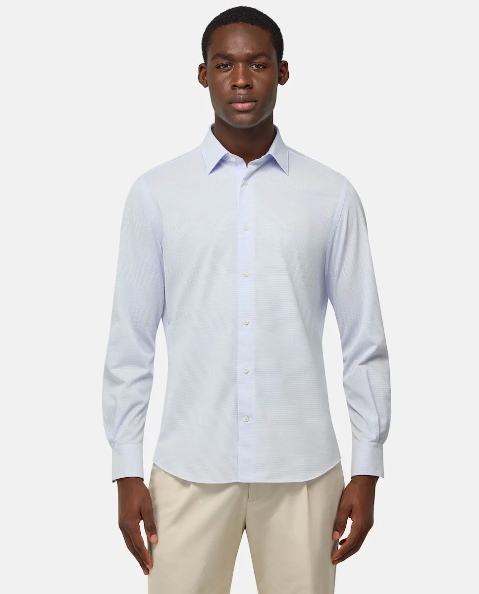 Обычная мужская рубашка в стиле фэнтези Boggi Milano, голубой
Обычная мужская рубашка в стиле фэнтези Boggi Milano, голубой