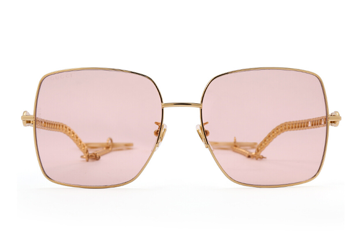 Очки солнцезащитные женские Gucci с цепочкой, розовый / золотой
Очки солнцезащитные женские Gucci с цепочкой, розовый / золотой