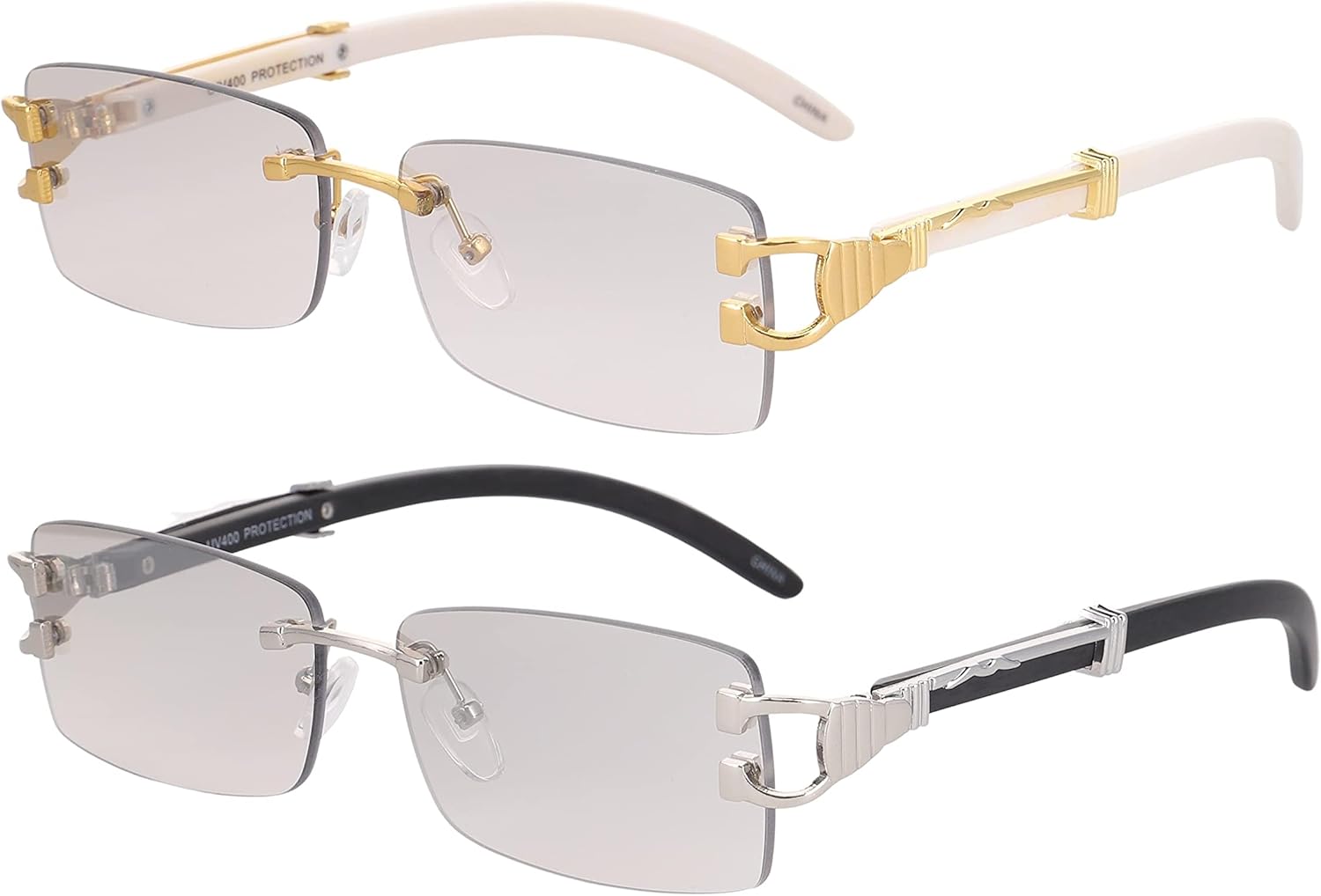 Безупречные - Мужские модные золотистые стильные очки с прозрачными линзами, прямоугольные, в стиле ретро, без оправы, солнцезащитные очки для женщин FLAWLESS EYEWEAR, Marble/Clear and Silver/Clear
Безупречные - Мужские модные золотистые стильные очки с прозрачными линзами, прямоугольные, в стиле ретро, без оправы, солнцезащитные очки для женщин FLAWLESS EYEWEAR, Marble/Clear and Silver/Clear