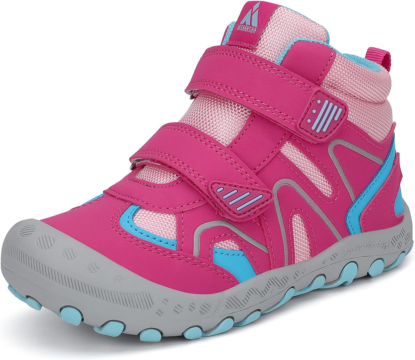 Детские водонепроницаемые походные ботинки Mishansha, мальчики и девочки, противоударные, противоскользящие, спортивные обувь для активного отдыха и походов, Pink/Blue
Детские водонепроницаемые походные ботинки Mishansha, мальчики и девочки, противоударные, противоскользящие, спортивные обувь для активного отдыха и походов, Pink/Blue