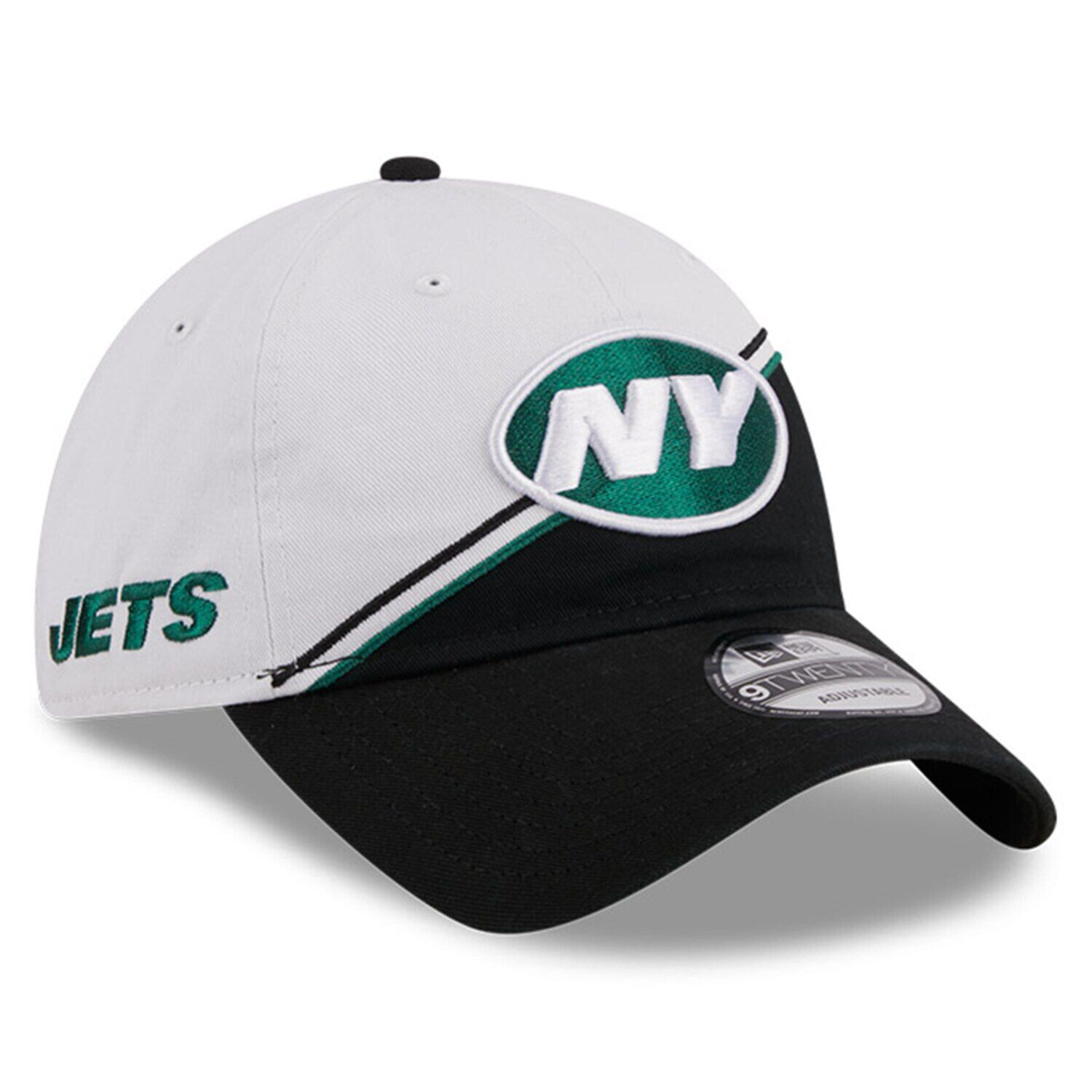 Мужская регулируемая кепка New Era белого/черного цвета New York Jets 2023 Sideline 9TWENTY
Мужская регулируемая кепка New Era белого/черного цвета New York Jets 2023 Sideline 9TWENTY