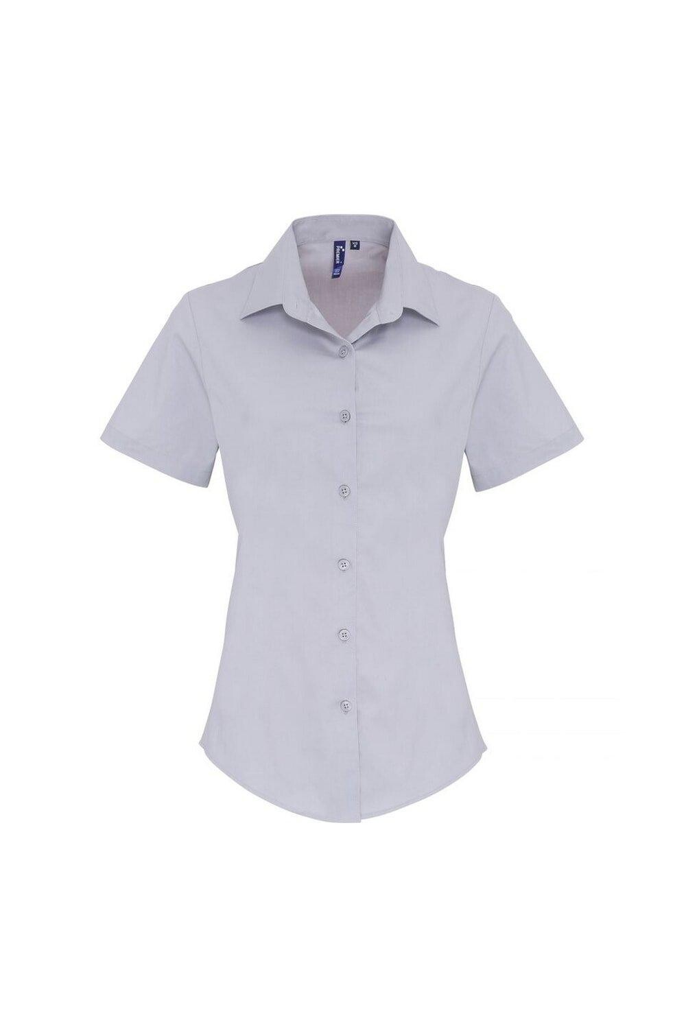 Блузка из эластичного поплина с короткими рукавами Premier, серебро
Блузка из эластичного поплина с короткими рукавами Premier, серебро