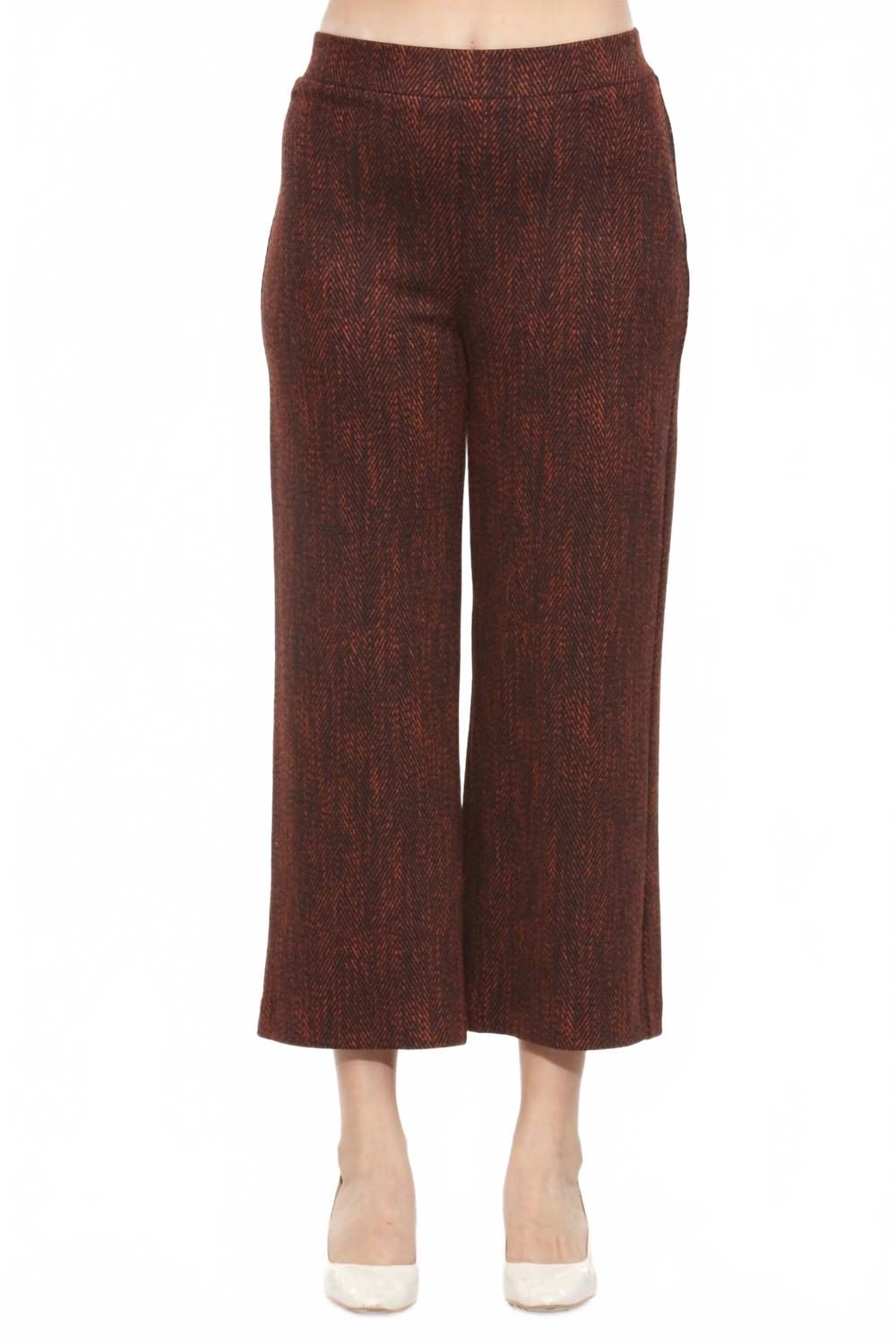 Шевронные жаккардовые брюки-кюлоты оранжево-черные Joseph Ribkoff
Шевронные жаккардовые брюки-кюлоты оранжево-черные Joseph Ribkoff