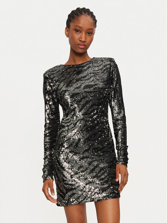 Коктейльное платье стандартного кроя Bardot, черный
Коктейльное платье стандартного кроя Bardot, черный